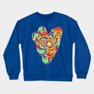 Tied up Rainbow Crewneck Sweatshirt